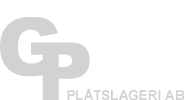 GP Plåtslageri AB Logotyp